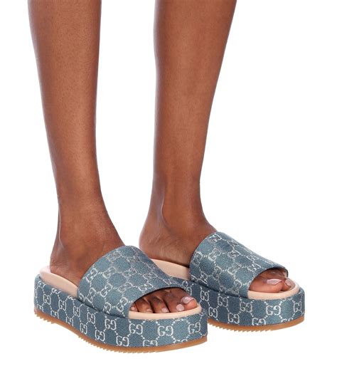 sandale gucci bleu|Gucci sandals women 2020.